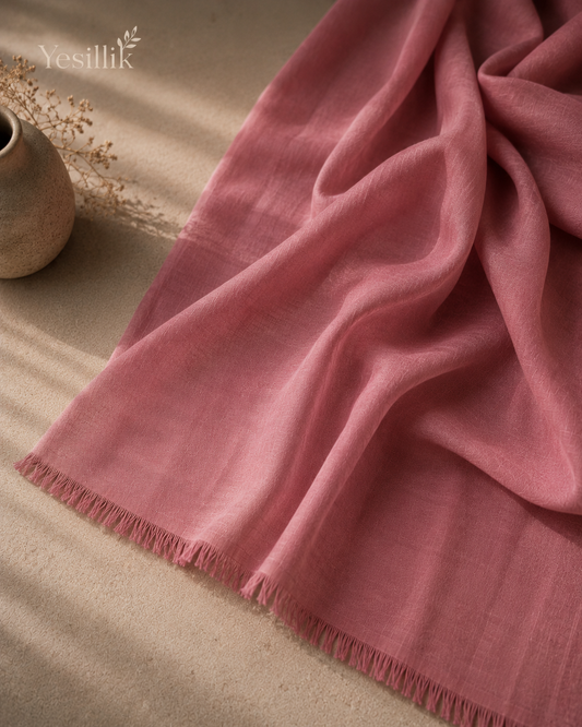 Premium Turkish Lawn - Pink Scarf