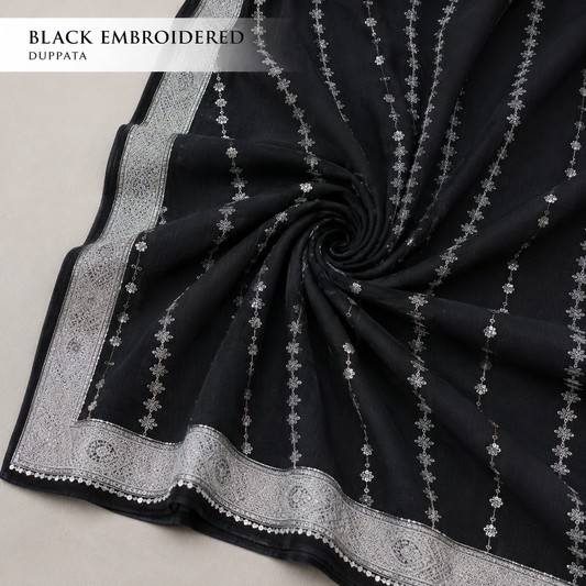 Zareen - Black Silver Reshmi
