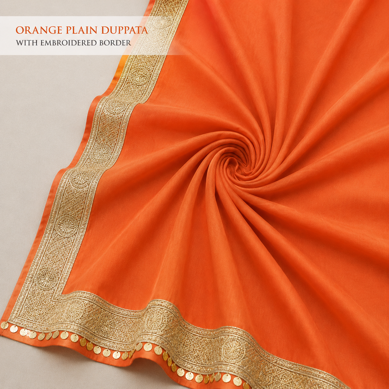 Zohra - Orange Reshmi