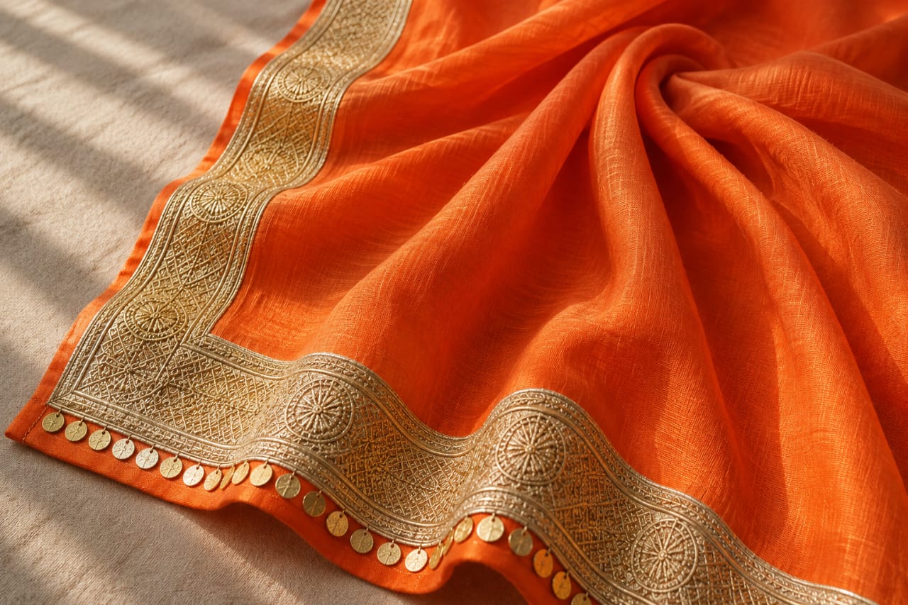 Zohra - Orange Reshmi